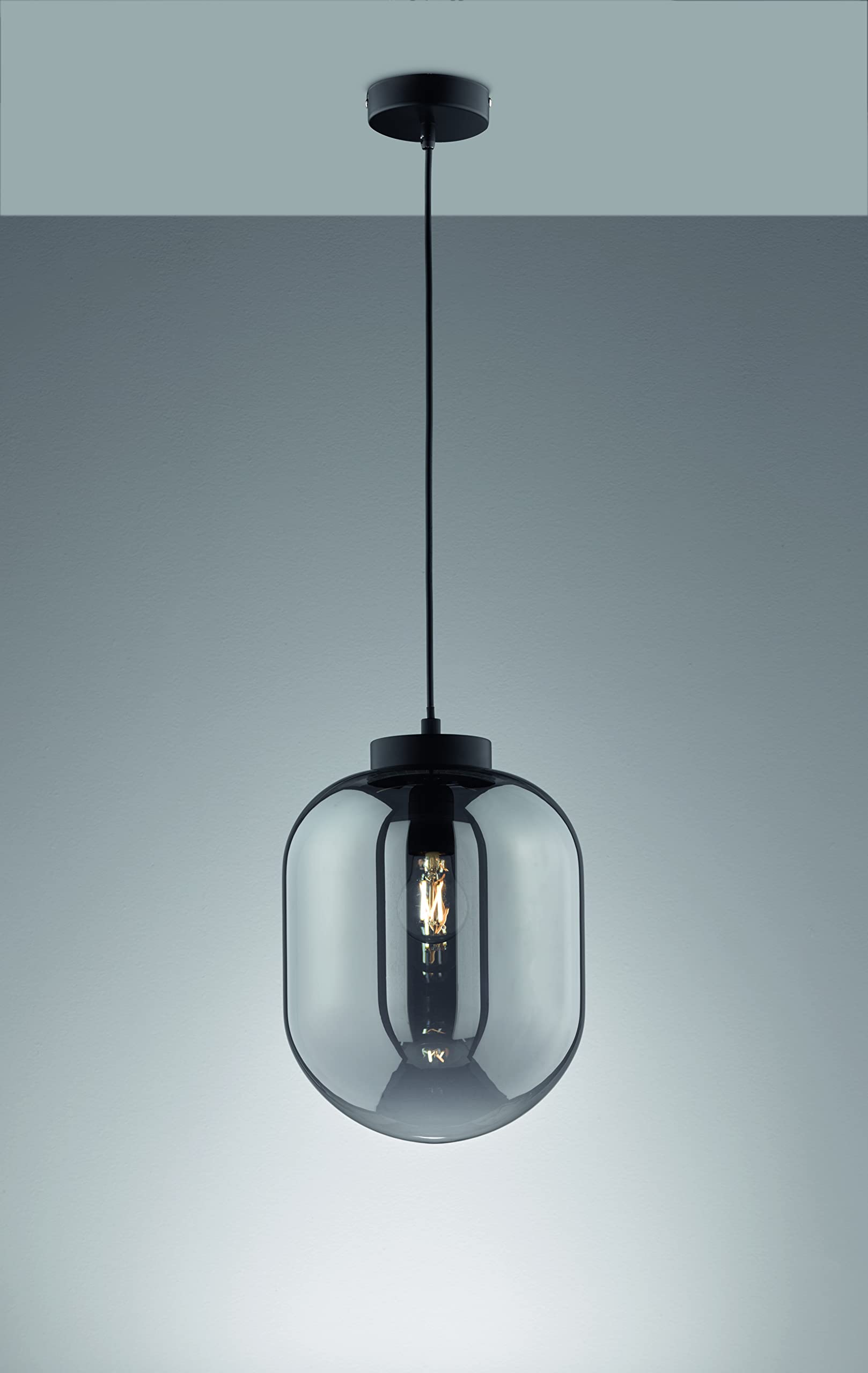 fischer-honsel-regi-60710-pendelleuchte-rauchglas-schwarz-matt-e27 image 3