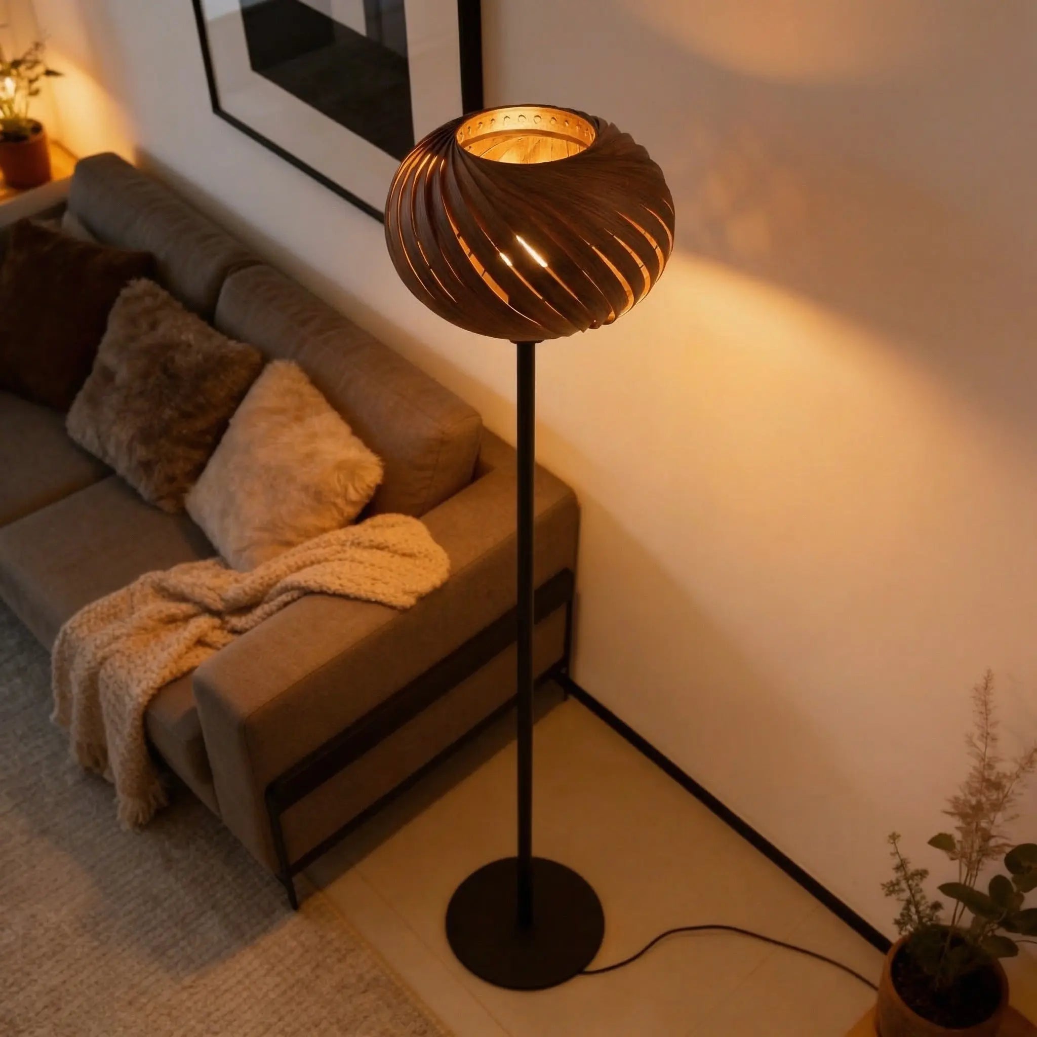 gofurnit-alma-lampenschirm-aus-nussbaumholz-e27 image 2