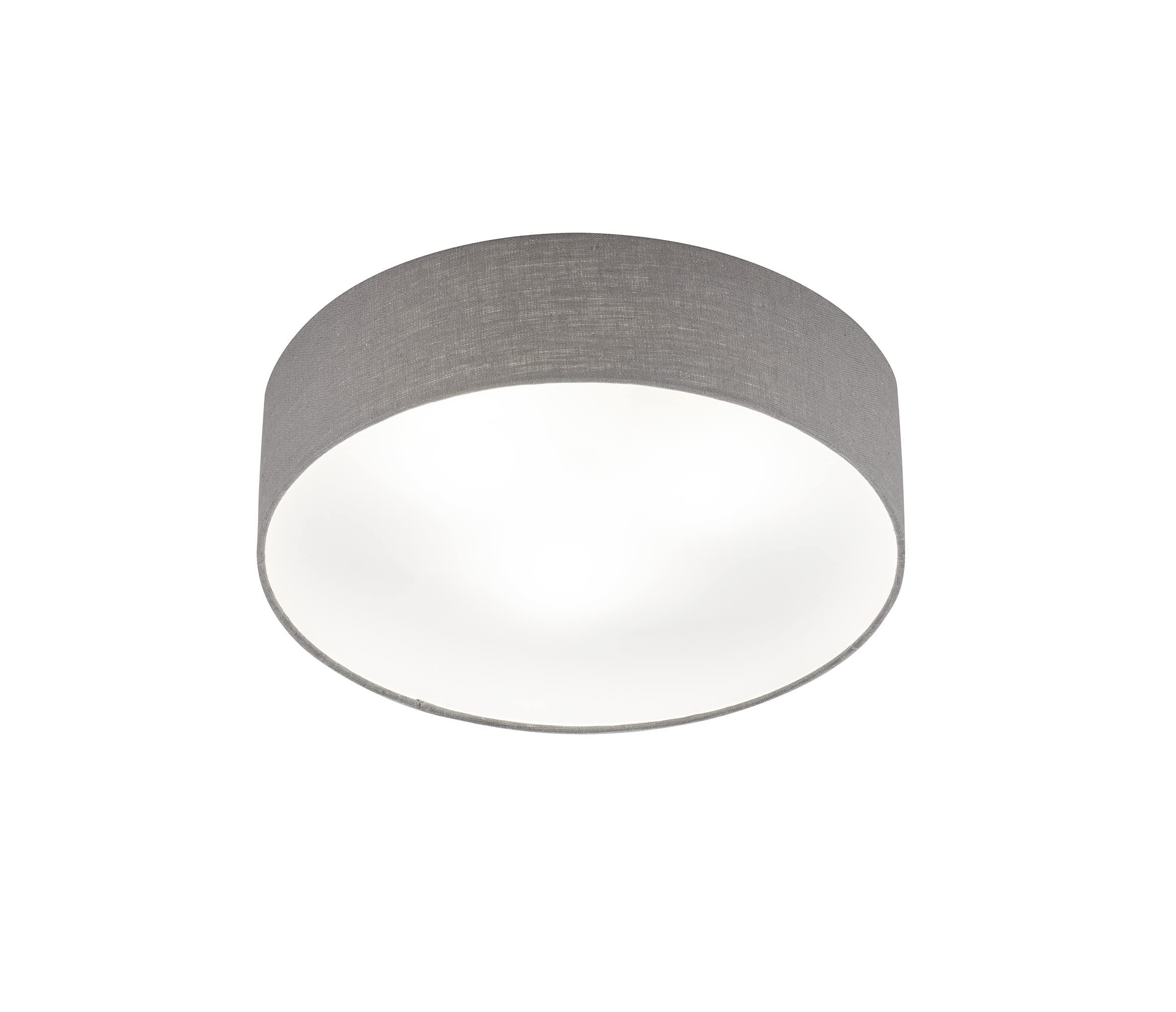fischer-honsel-maat-pendelleuchte-3x-e14-grauer-leinenschirm image 1