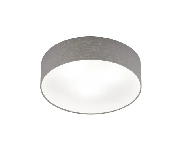 fischer-honsel-maat-pendelleuchte-3x-e14-grauer-leinenschirm image 1