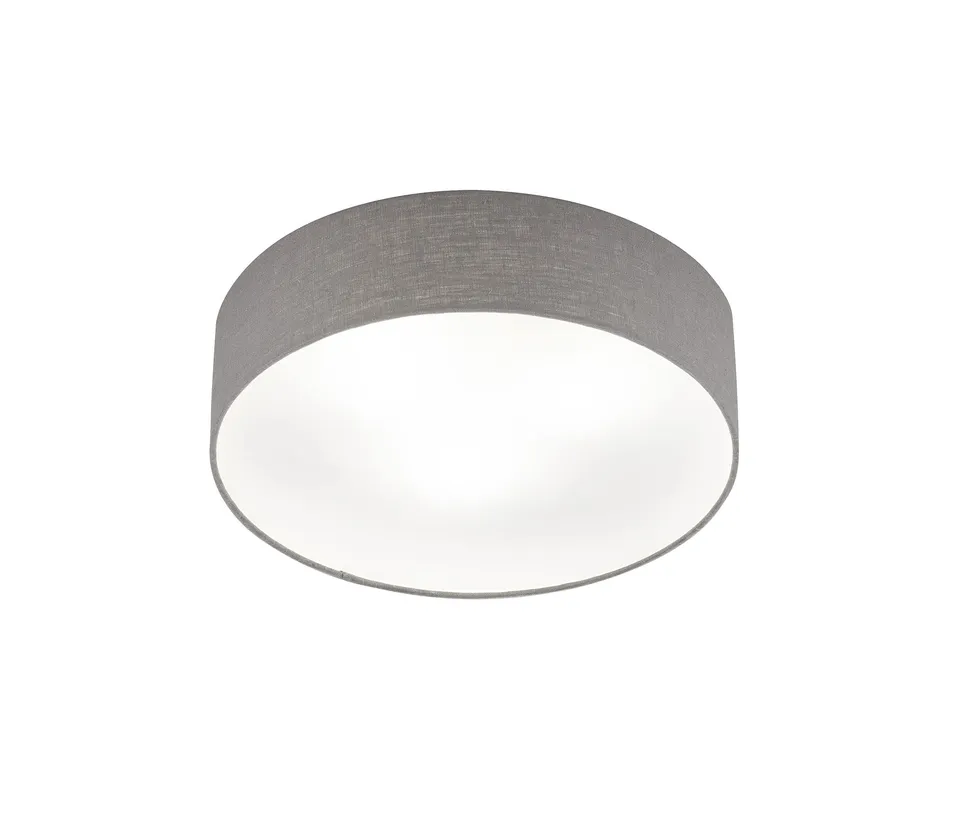 fischer-honsel-maat-pendelleuchte-3x-e14-grauer-leinenschirm image 1
