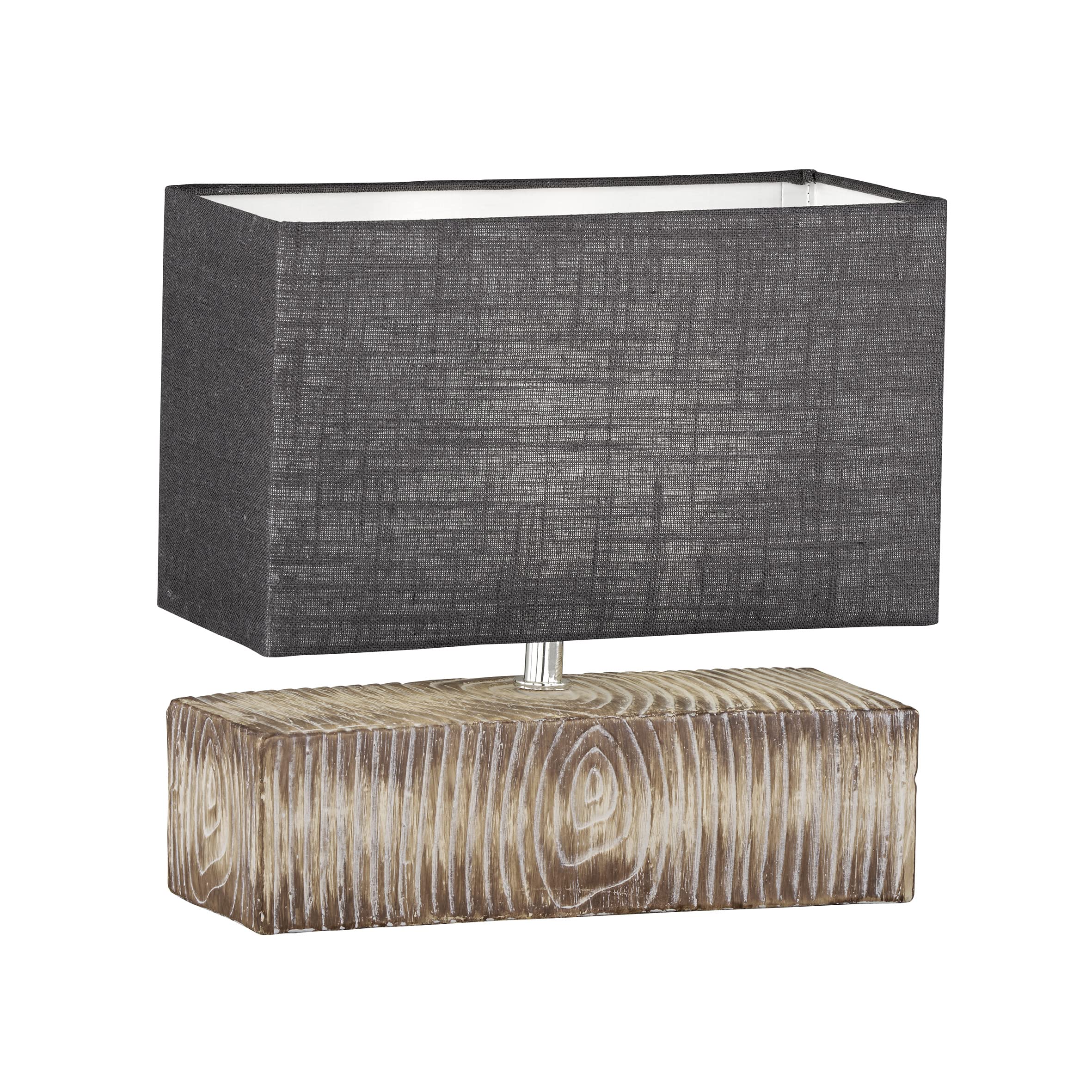 fischer-honsel-hauke-tischleuchte-holz-keramik-e14 image 1