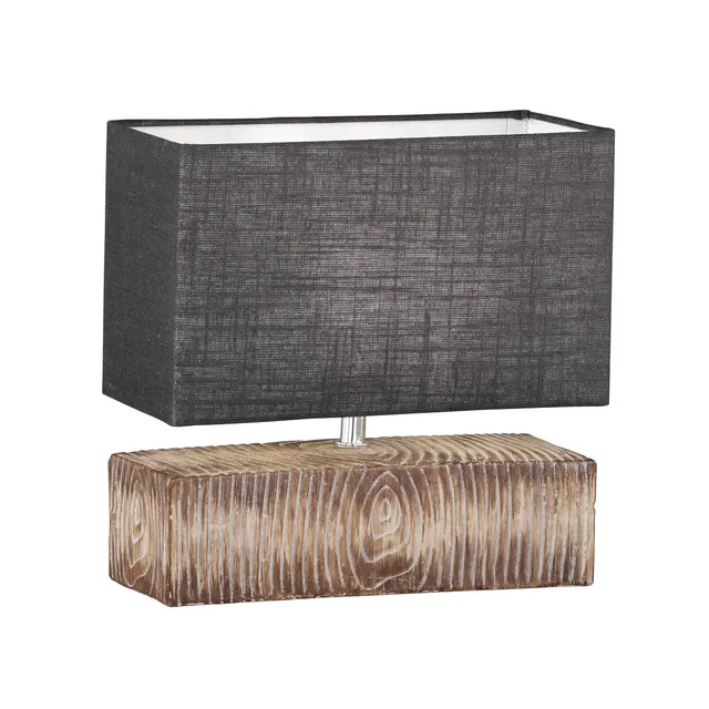 fischer-honsel-hauke-tischleuchte-holz-keramik-e14 image 1
