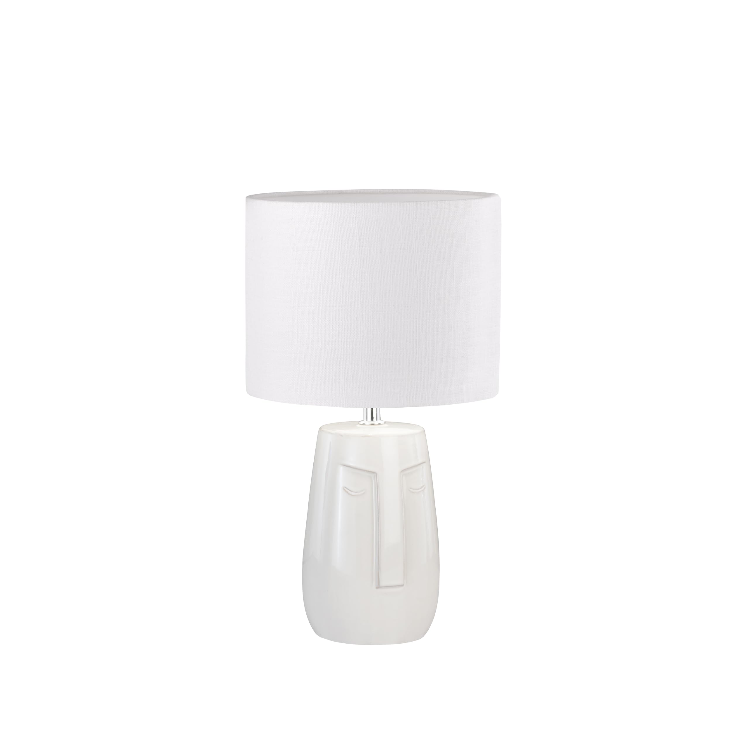 fischer-honsel-face-tischleuchte-beige-h-39-cm-e14 image 1