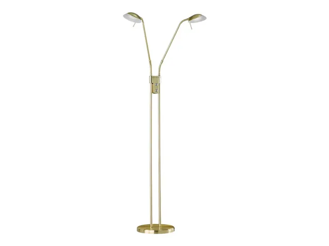 fischer-honsel-pool-tw-stehleuchte-messingfarben-2x-led-cct-dimmbar-flexarme image 1