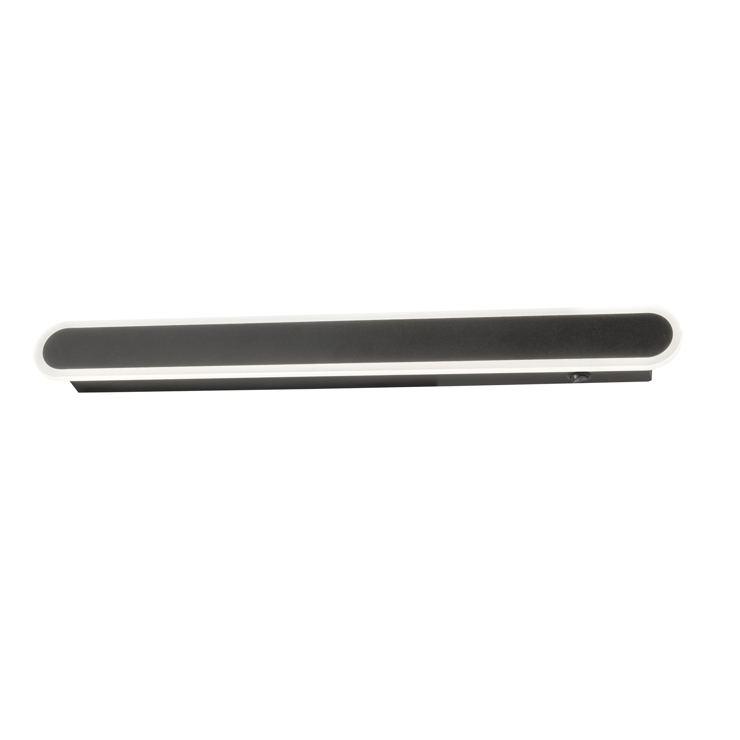 fischer-honsel-stretto-wandleuchte-60cm-sandschwarz-2300-lm image 1