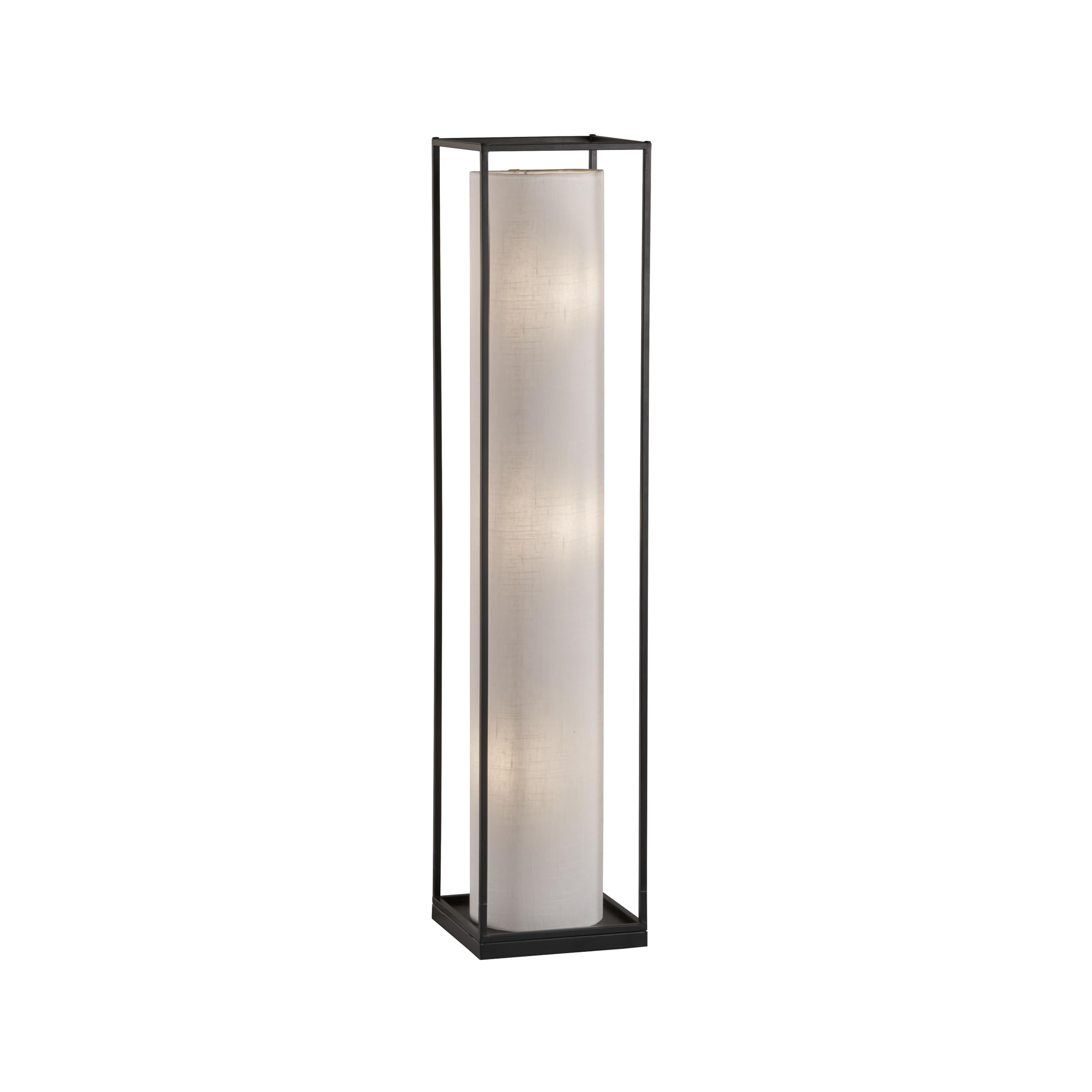 fischer-honsel-thor-stehleuchte-sandschwarz-schirm-wei-leinen-114-5-cm image 1
