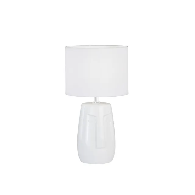 fischer-honsel-face-tischleuchte-wei-36-5-cm-e14-mit-stoffschirm image 1