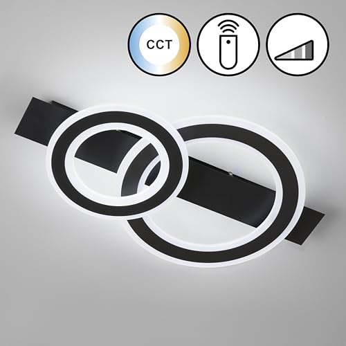 fischer-honsel-circle-led-deckenleuchte-sandschwarz-61-cm-dimmbar-cct image 5