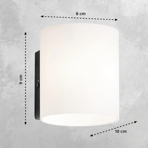 fischer-honsel-betty-wandleuchte-sandschwarz-g9-mit-schalter-inkl-led image 5