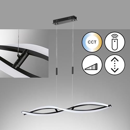 fischer-honsel-torcido-led-pendelleuchte-sandschwarz-105-5-cm-dimmbar-cct image 5