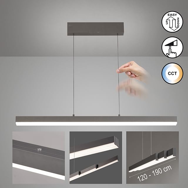 fischer-honsel-vayana-pendelleuchte-sandgrau-horizontal-119-189-cm-kabellift-3x1 image 5