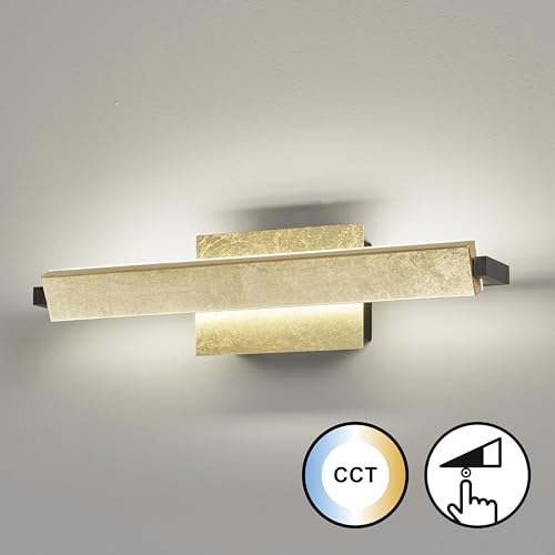 fischer-honsel-pare-wandleuchte-gold-schwarz-40-cm-dimmbar-cct image 4