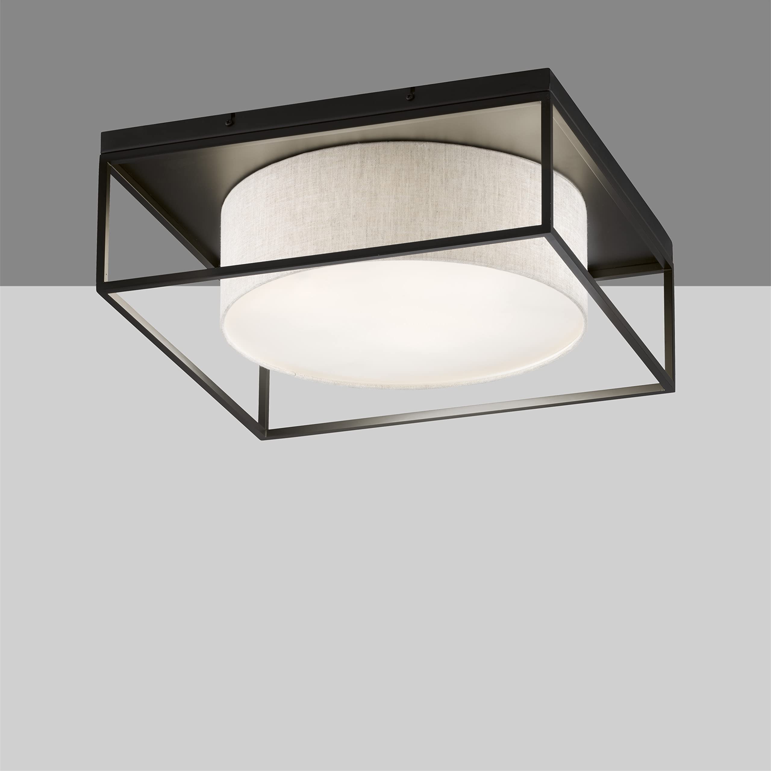fischer-honsel-carre-deckenleuchte-70x70-cm-sandschwarz-leinen image 3