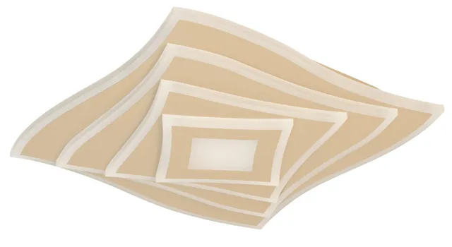 fischer-honsel-hero-deckenleuchte-sandfarben-40x40-cm-led-dimmbar image 1