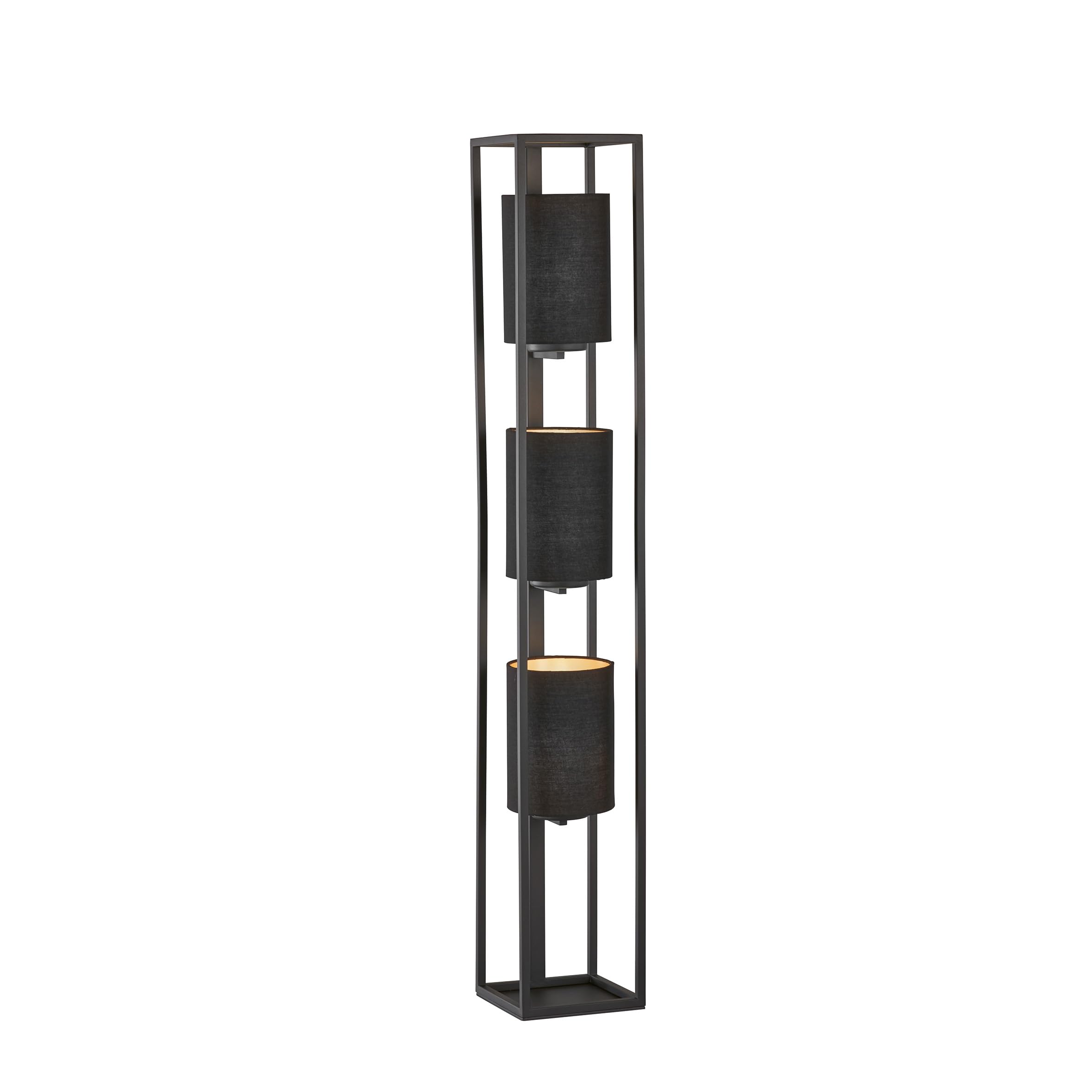 fischer-honsel-spenzer-stehleuchte-sandschwarz-130-cm-e27-stoffschirm image 1