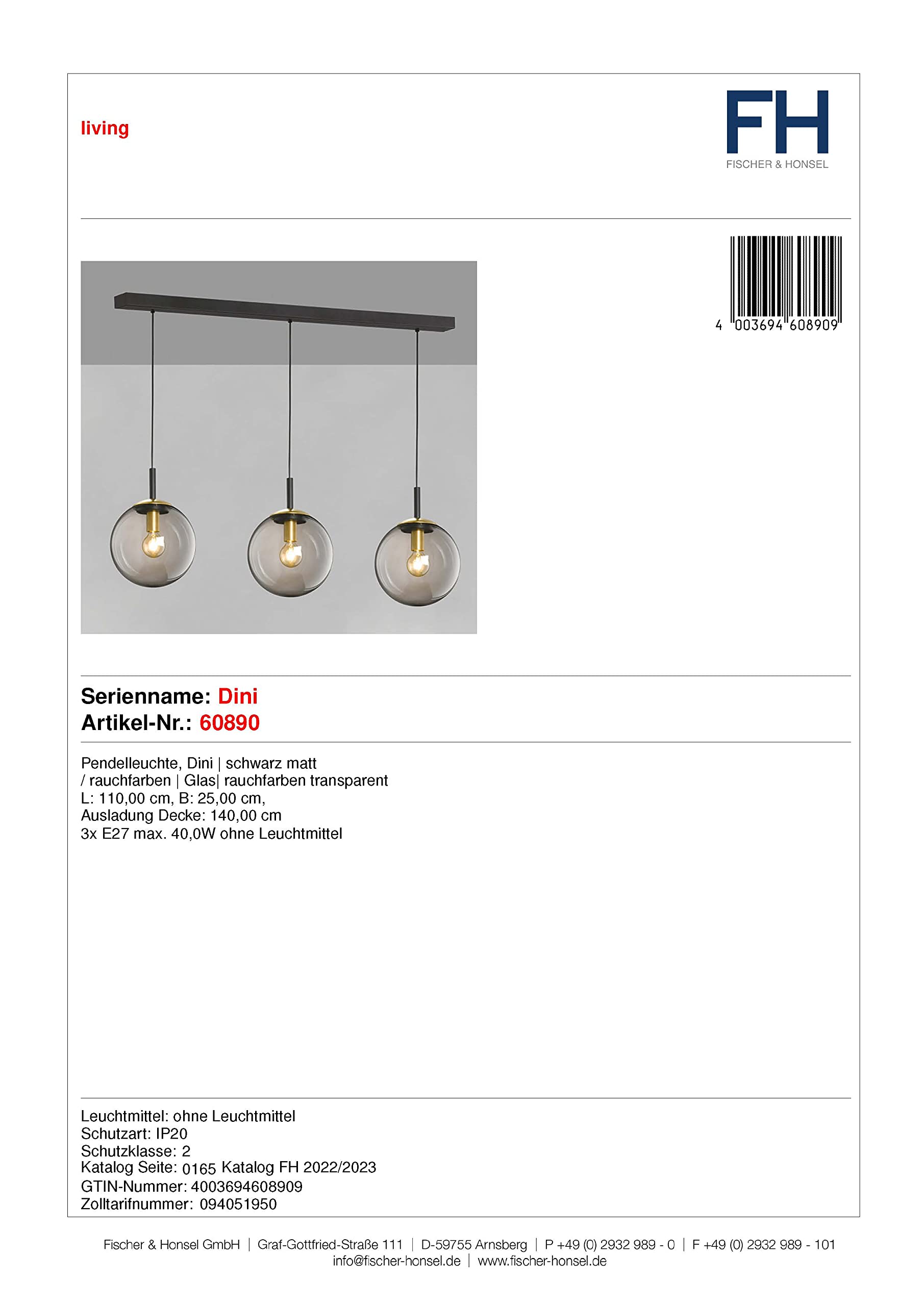 fischer-honsel-dini-pendelleuchte-3-flammig-schwarz-altmessing-rauchglas image 4