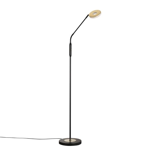 fischer-honsel-dent-stehleuchte-sandschwarz-gold-150-cm-dimmbar-820-lm image 2