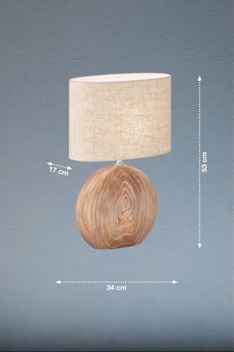 fischer-honsel-tobse-tischleuchte-holzfarben-leinen-sandfarben image 6