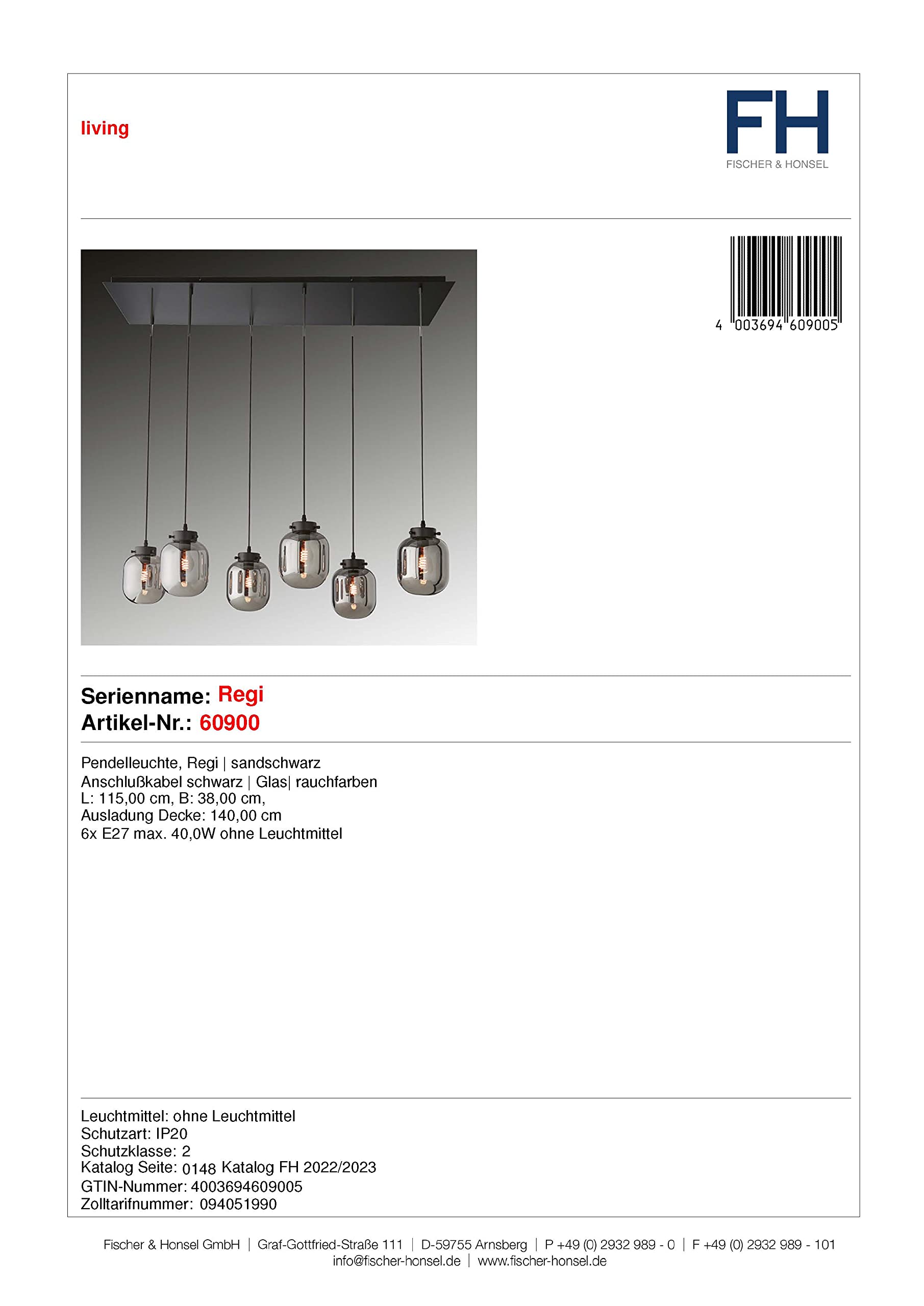 fischer-honsel-regi-pendelleuchte-6-flammig-rauchglas-115x38-cm image 5