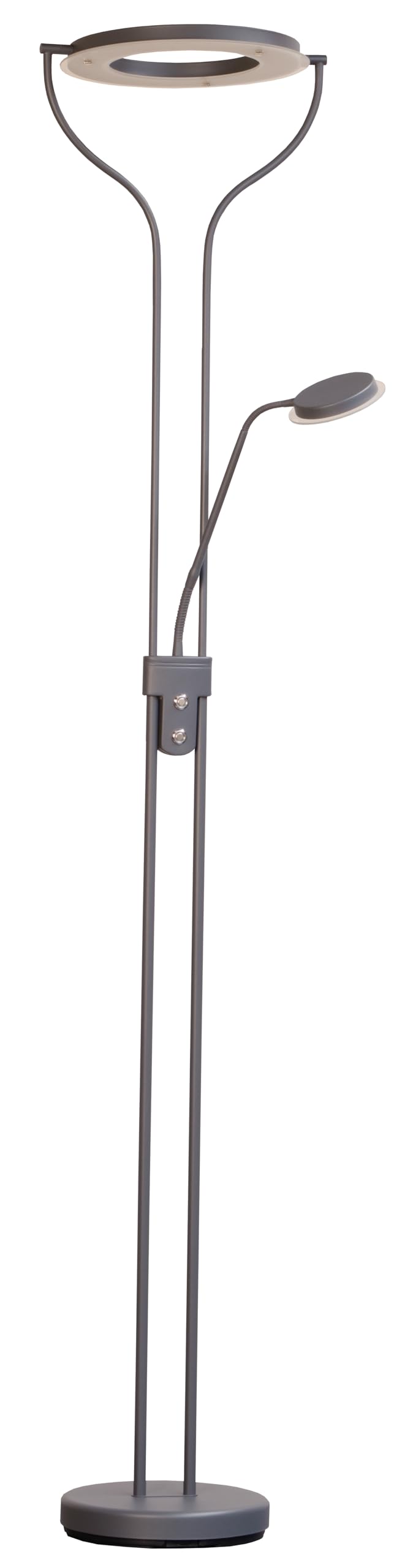 fischer-honsel-davos-fluter-stehleuchte-sandgrau-180-cm-4600-lm image 1