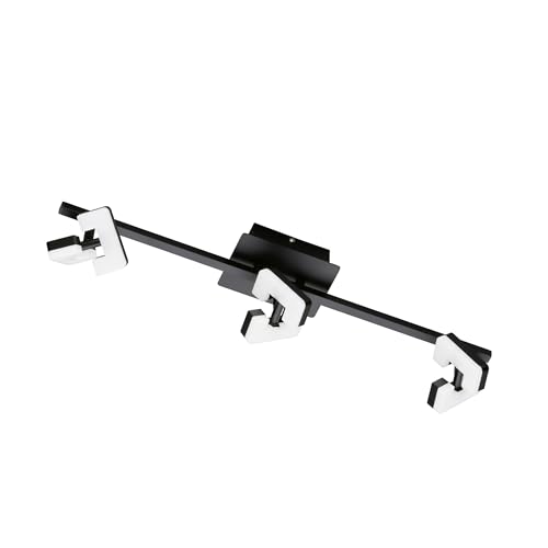 fischer-honsel-ray-led-deckenleuchte-3-flammig-sandschwarz-schwenkbar image 2