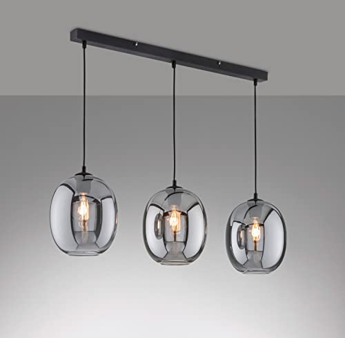 fischer-honsel-nayla-pendelleuchte-3-flammig-sandschwarz-rauchglas image 8