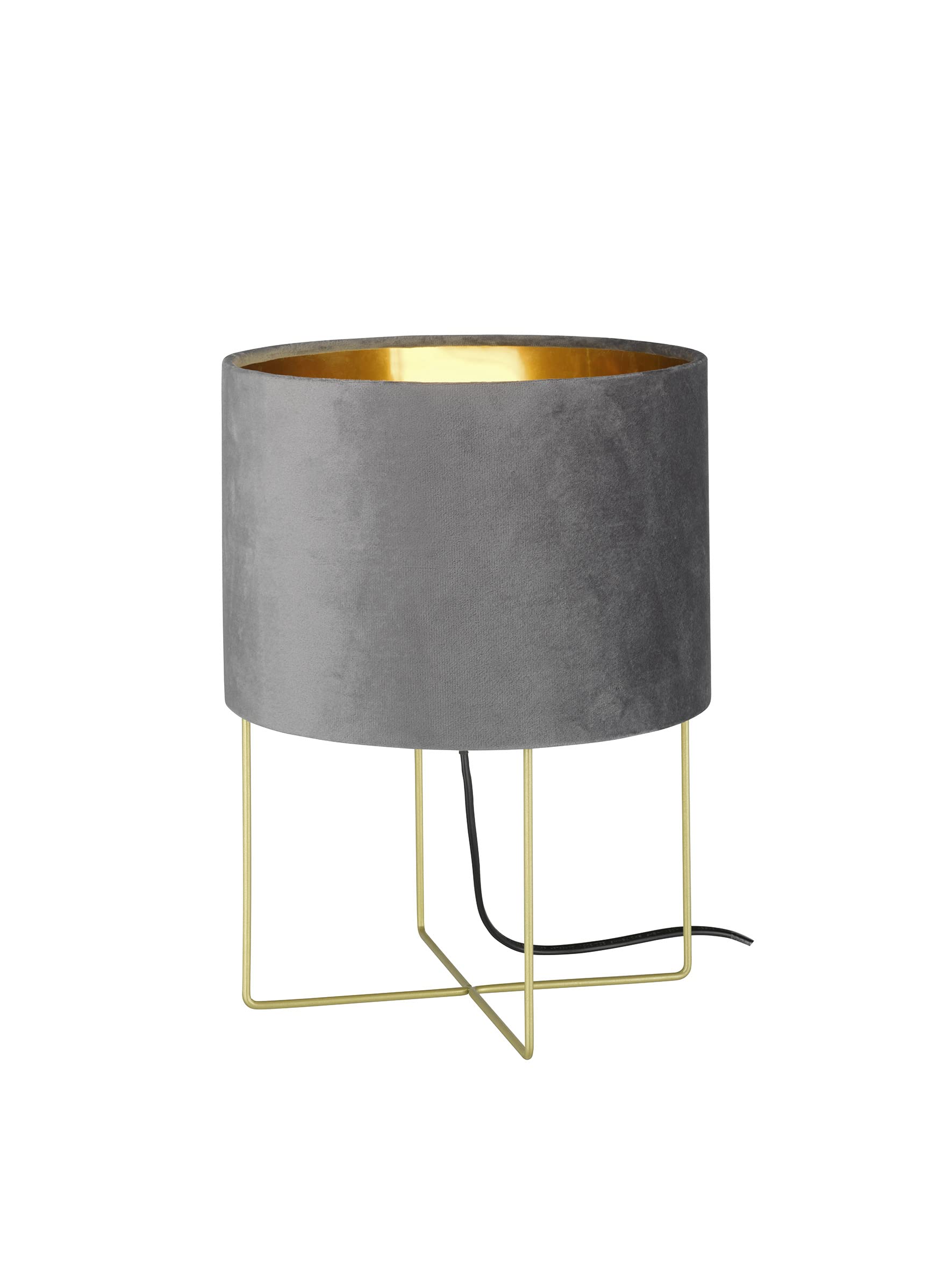 fischer-honsel-aura-tischleuchte-34-cm-gold-samt-schirm-ros-e14 image 5