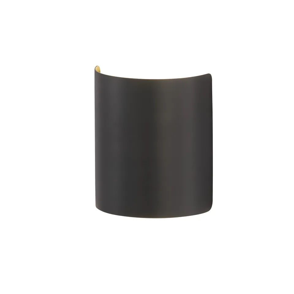 fischer-honsel-halv-wandleuchte-sandschwarz-innen-goldfarben image 1