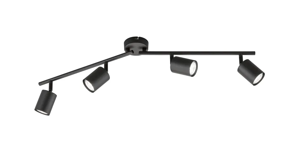 fischer-honsel-vano-spotleiste-79-cm-sandschwarz-4x-gu10 image 1