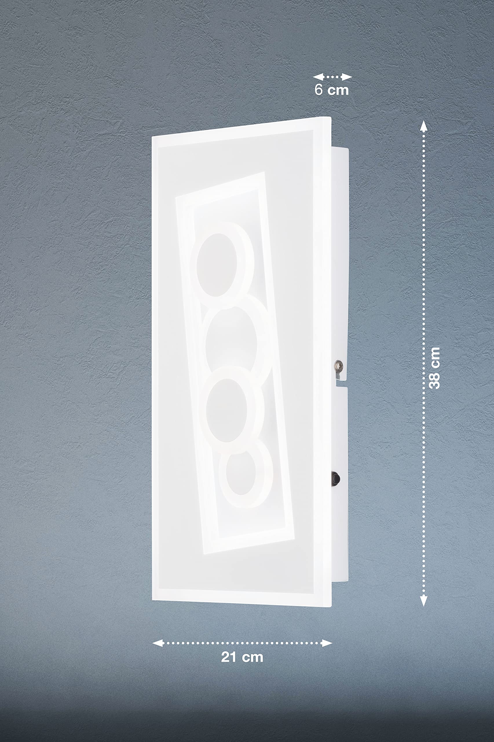 fischer-honsel-ratio-wandleuchte-38-cm-wei-led-dimmbar-cct image 2