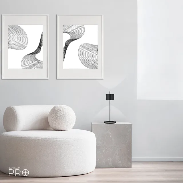 bankamp-impulse-tischleuchte-360-mit-tastdimmer image 1
