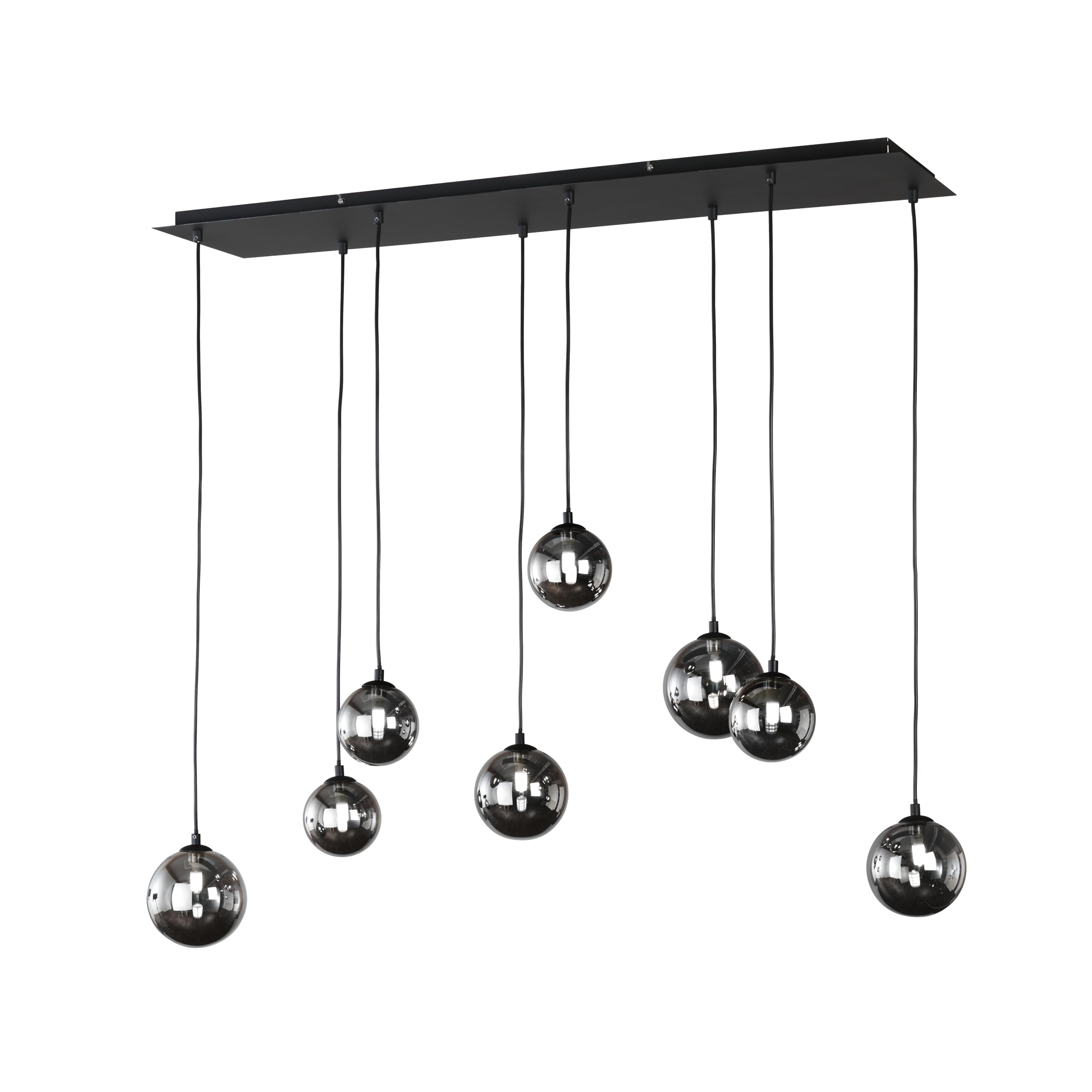 fischer-honsel-bala-g9-pendelleuchte-sandschwarz-rauchglas-115-cm-8-flammig image 1