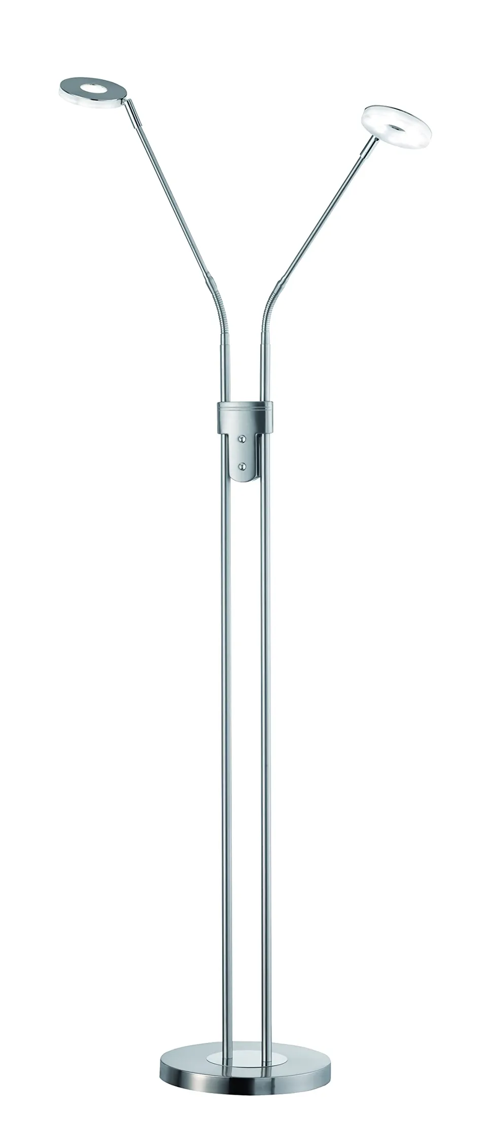 fischer-honsel-dent-stehleuchte-2x-led-6w-nickelfarben-cct-dimmbar-1600lm image 1