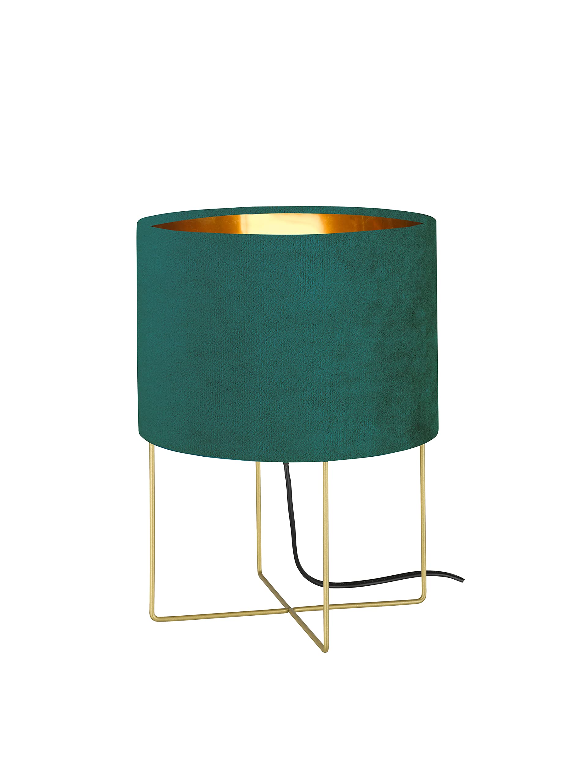 fischer-honsel-aura-tischleuchte-34-cm-gold-samt-schirm-ros-e14 image 6