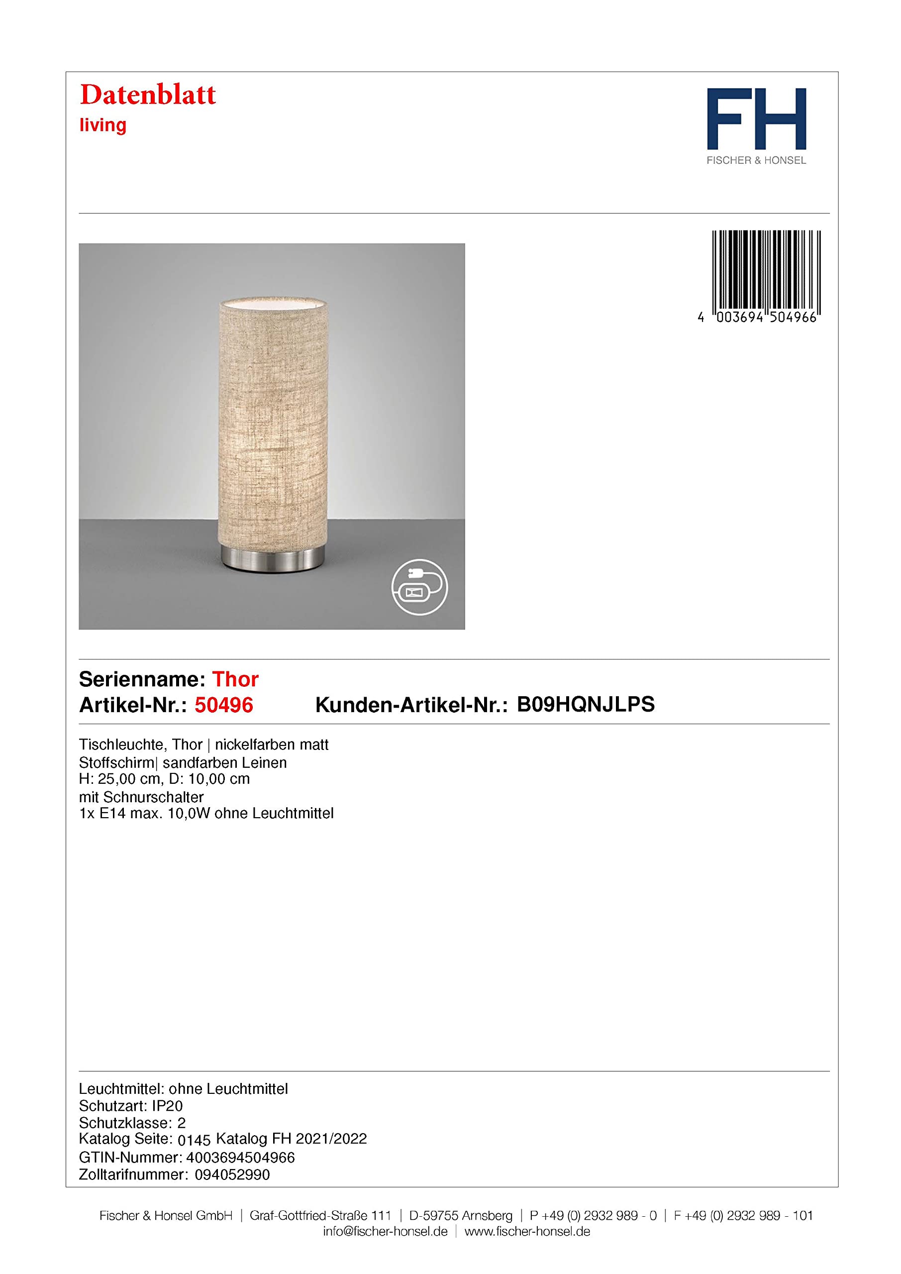 fischer-honsel-thor-tischlampe-10cm-beige-nickelfarben-e14 image 3