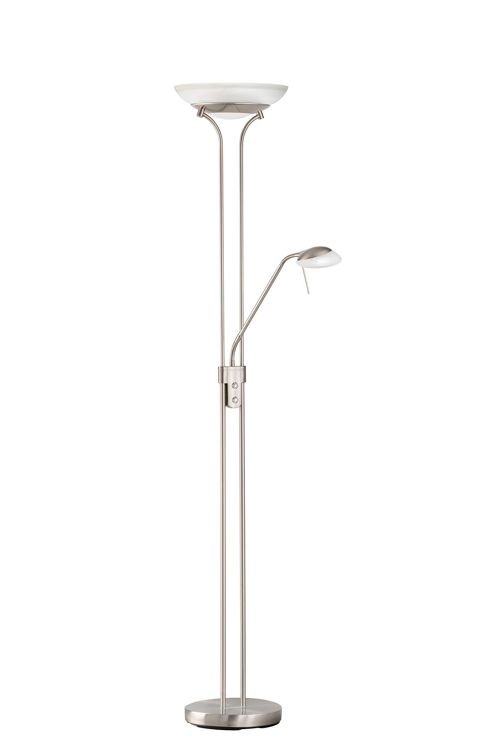 fischer-honsel-pool-tw-stehleuchte-led-28w-5w-nickelfarben-cct-dimmbar image 1