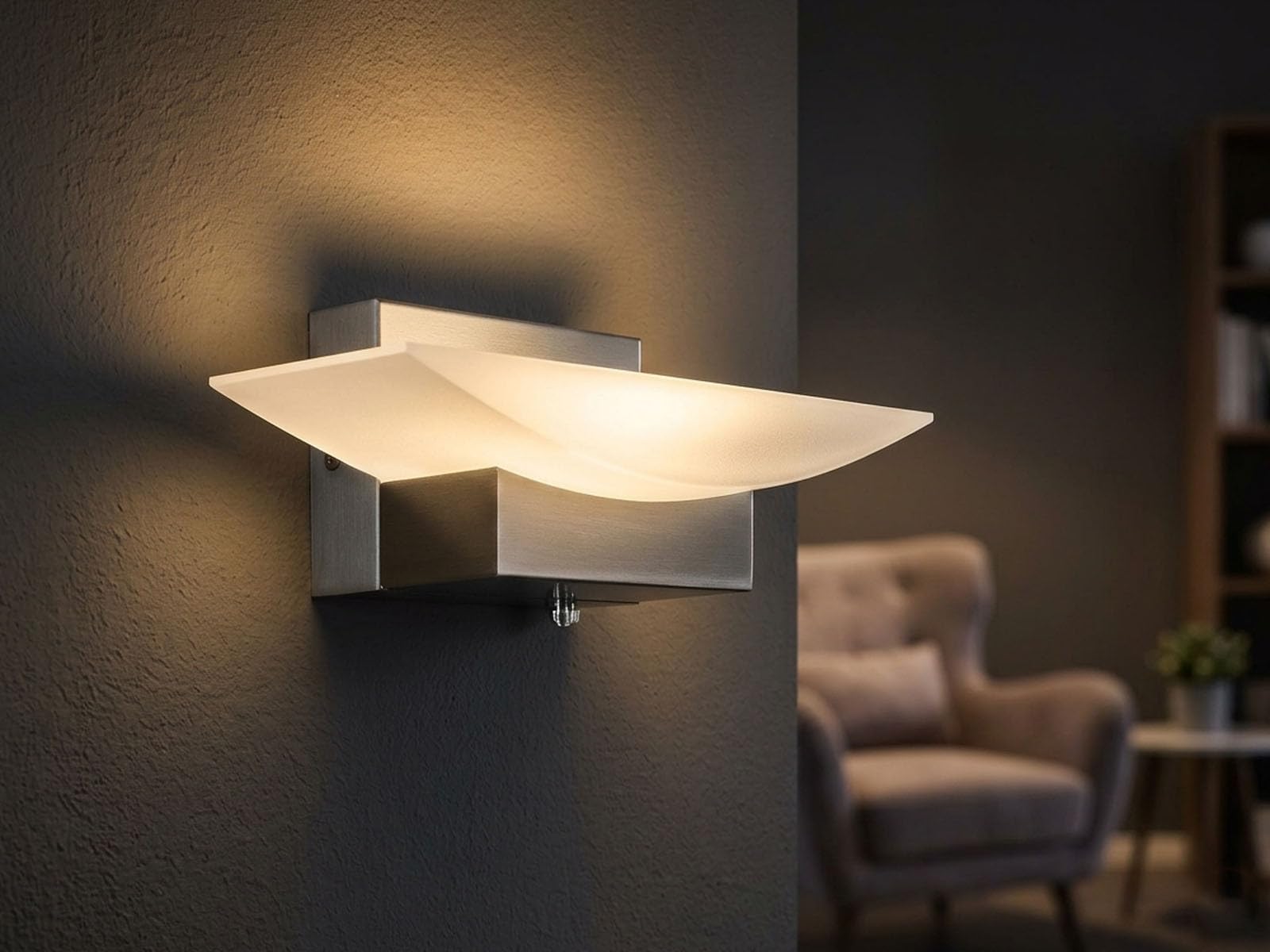fischer-honsel-bowl-tw-wandleuchte-led-6w-nickel-matt-cct image 2