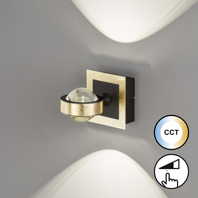 fischer-honsel-cluedo-wandleuchte-gold-schwarz-dimmbar-cct image 3