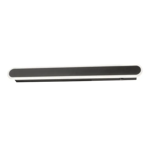 fischer-honsel-stretto-wandleuchte-60cm-sandschwarz-2300-lm image 1