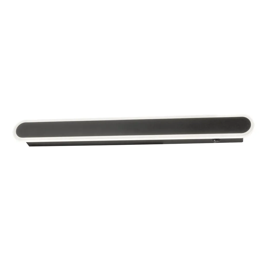 fischer-honsel-stretto-wandleuchte-60cm-sandschwarz-2300-lm image 1