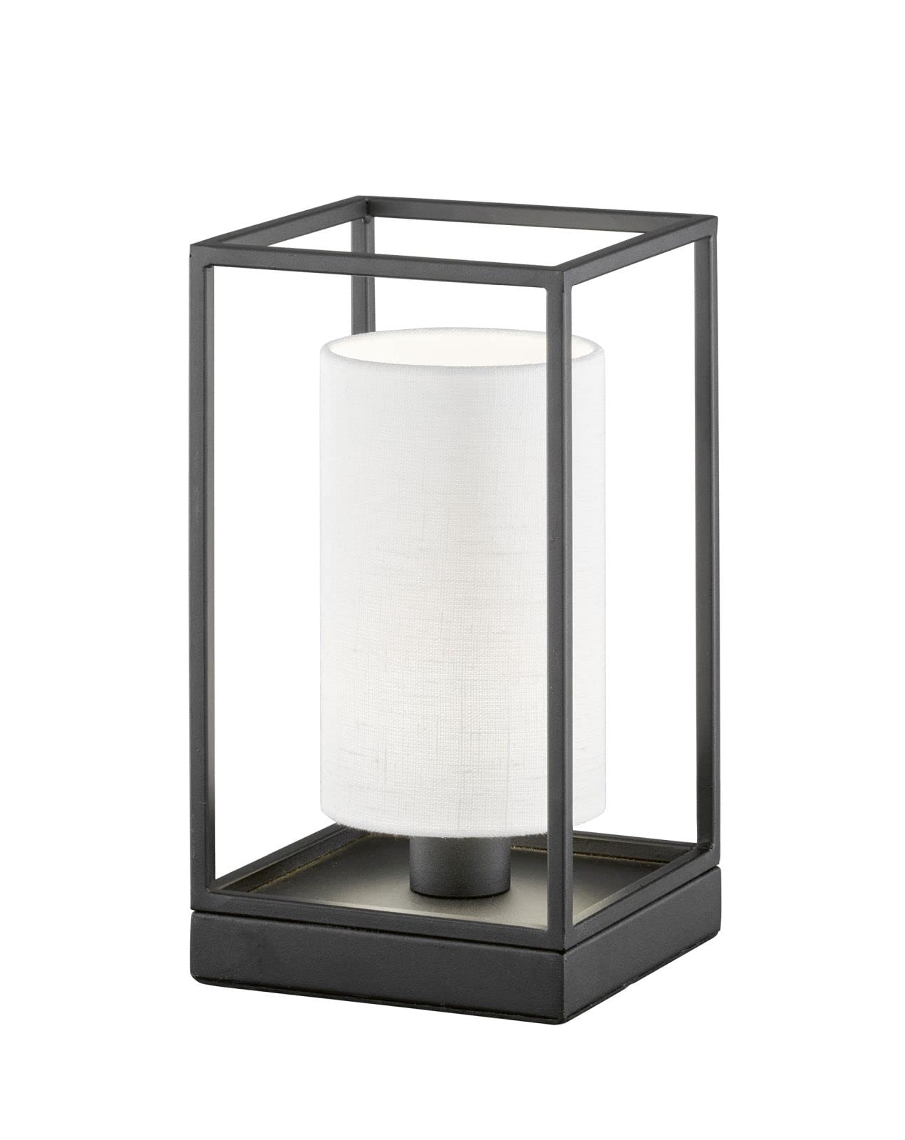 fischer-honsel-gilli-tischleuchte-sandschwarz-28-5-cm-e14-mit-schnurschalter image 1