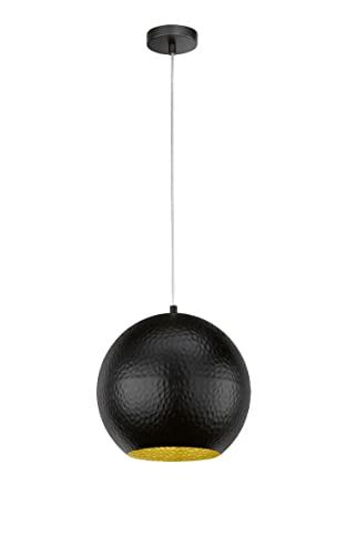 fischer-honsel-mylon-pendelleuchte-30-cm-schwarz-gold-e27 image 5