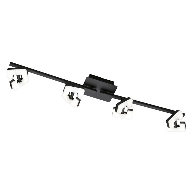 fischer-honsel-ray-deckenleuchte-sandschwarz-schwenkbar-78-cm-4x-led-2500-lm image 1