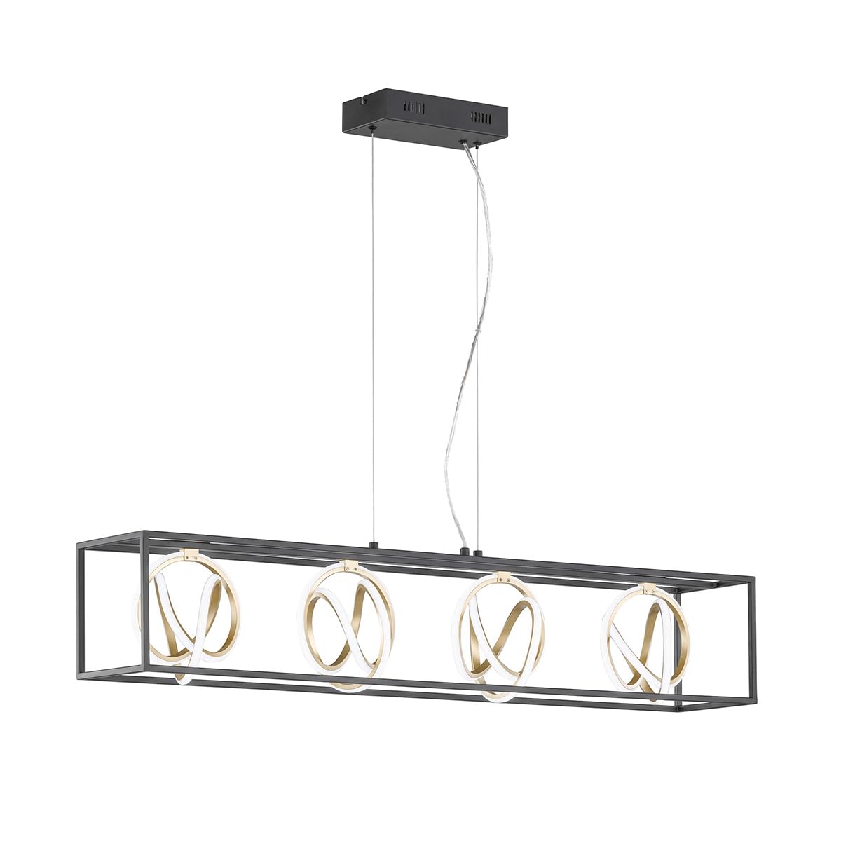 fischer-honsel-gisi-pendelleuchte-110-cm-dimmbar-cct-schwarz-matt-gold image 1