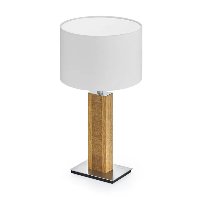 herzblut-karl-k-tischlampe-mit-kopfholzapplikation image 1