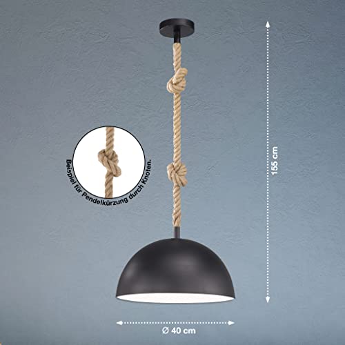 fischer-honsel-rope-pendelleuchte-hanfseil-e27-40cm image 7