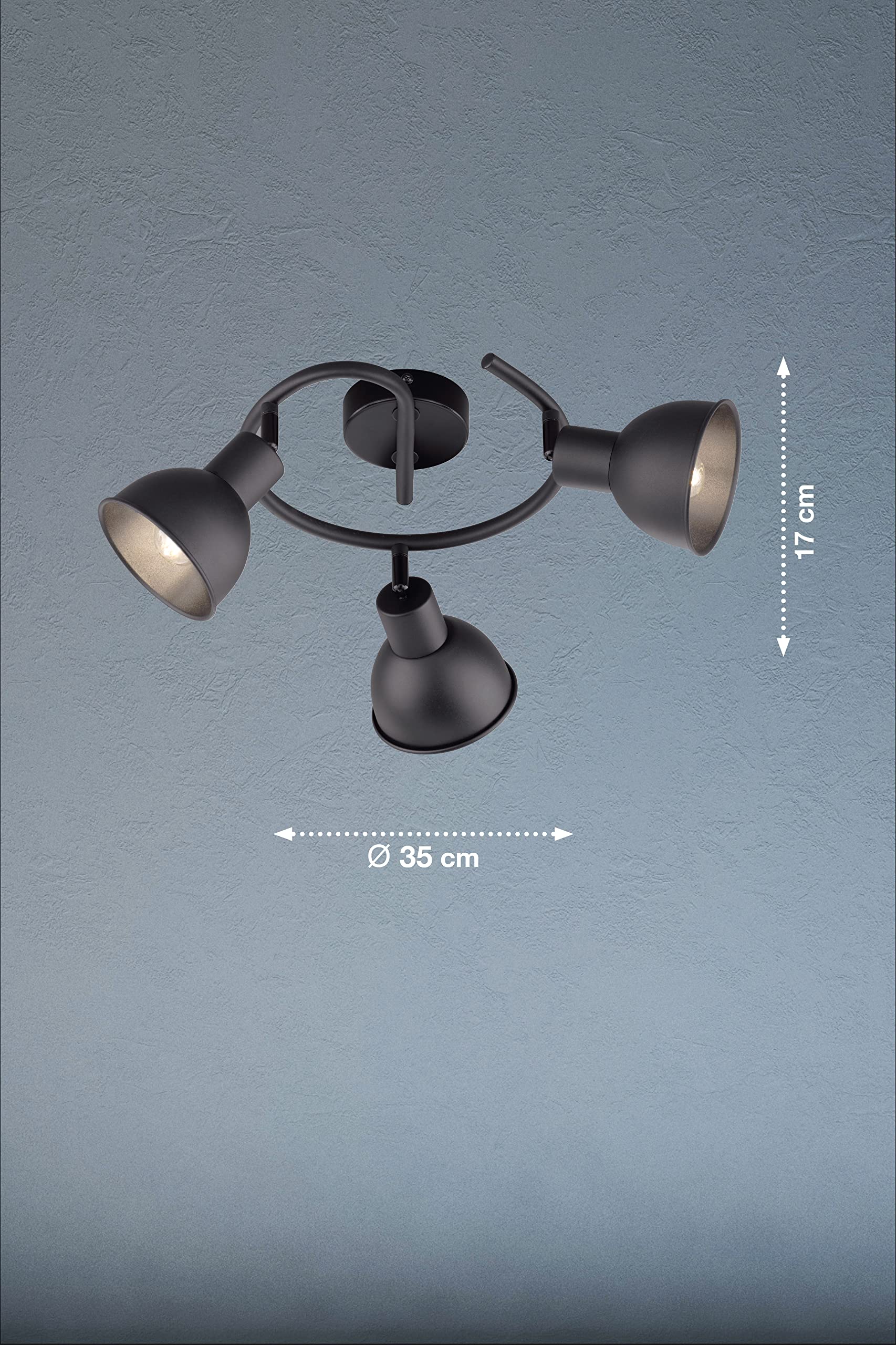 fischer-honsel-speedy-deckenleuchte-3-flammig-spiral-sandschwarz-35-cm image 3