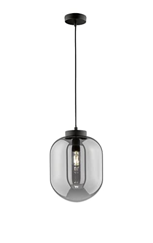 fischer-honsel-regi-60710-pendelleuchte-rauchglas-schwarz-matt-e27 image 5