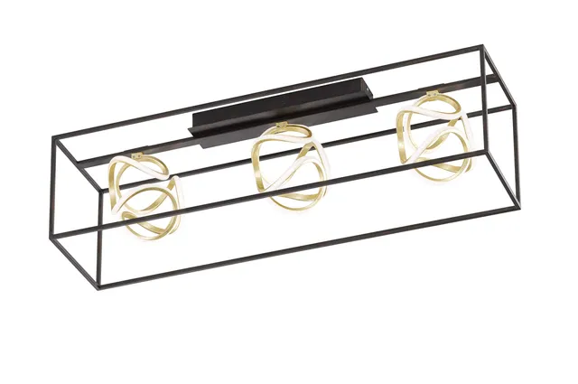 fischer-honsel-gesa-deckenleuchte-3-flammig-schwarz-108-cm-dimmbar image 1